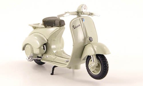 Vespa 125 U, grau, 1953, Modellauto, Fertigmodell, Maisto 1:18 Vespa 125 U, grau, 1953, Modellauto, Fertigmodell, Maisto 1:18