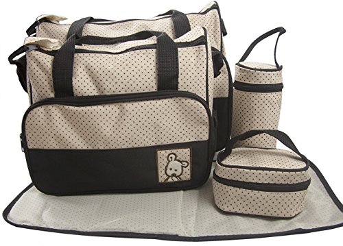 Adoraland 5 PCS Sacs &agrave; Langer Noir