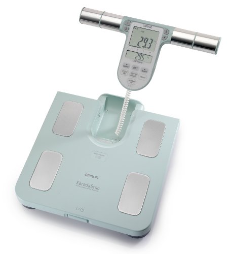 OMRON BF-511 Balance digitale haute pr&eacute;cision&comma; composition corporelle compl&egrave;te&comma; indication du niveau de graisse corporelle&comma; graisse visc&eacute;rale&comma; IMC&comma; masse musculaire&comma; m&eacute;tabolisme au repos&comma; couleur bleu