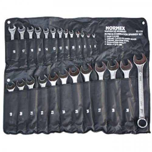 Normex mixte, jeu de clés mixtes à fourche CV 25 pièces 6?32 mm Normex mixte, jeu de clés mixtes à fourche CV 25 pièces 6?32 mm