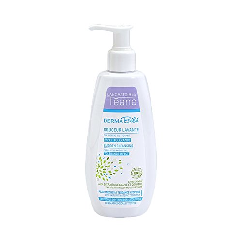 T&eacute;ane - Douceur Lavante DERMAB&Eacute;B&Eacute; - Notre gel lavant b&eacute;b&eacute; certifi&eacute; bio convient parfaitement &agrave; la toilette de b&eacute;b&eacute; et ne dess&egrave;che pas sa peau&comma; et au contraire la rend toute douce - Flacon 250ml