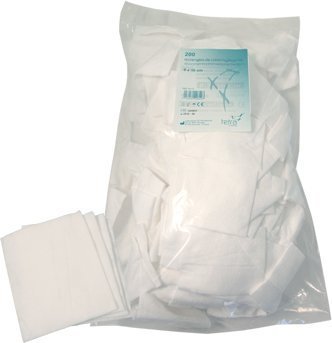 TETRA rectangles coton 8x10cm - sachet vrac 200 (cotons maternité) TETRA rectangles coton 8x10cm - sachet vrac 200 (cotons maternité)