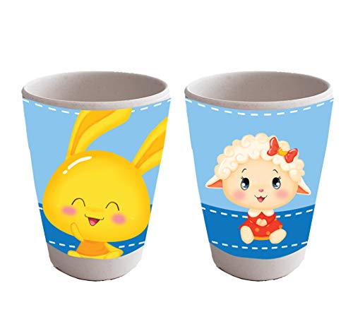 Gobelet M&eacute;lamine D&eacute;cor&eacute; Titounis 20 cl Bleu