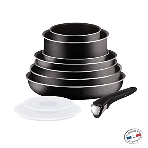 TEFAL INGENIO5 PTFE Set 10 pièces Noir TEFAL INGENIO5 PTFE Set 10 pièces Noir