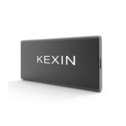 KEXIN 500Go SSD Externe Portable à Haute Vitesse de Lecture Allant Jusqu'à 500 Mo/s, 500 Go Flash Disque Dur Externe USB C Fonctionne avec Windows Ordinateurs Tablettes pour Photographes Programmeurs