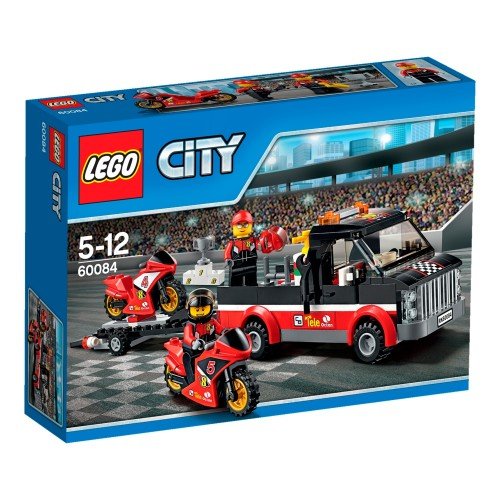 LEGO city 60084 Le transporteur de motos de course
