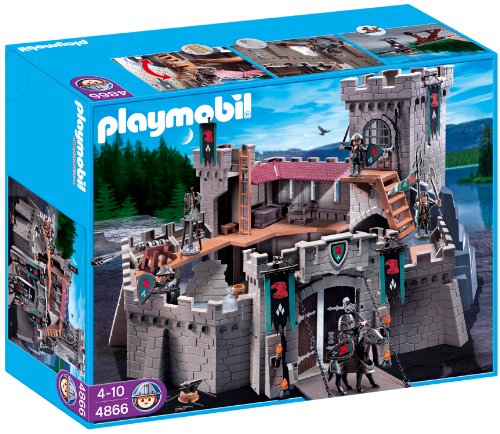 Playmobil - 4866 - Jeu de construction - Forteresse des chevaliers du Faucon