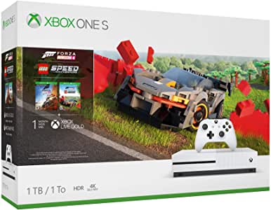Pack Console Xbox One S 1 To   Forza Horizon 4   DLC Lego Speed champions   1 mois d'abonnement Xbox Live Gold