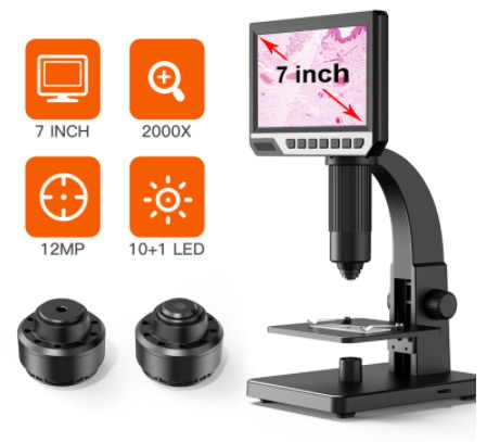 Microscope num&eacute;rique Inskam315 HD 7 pouces 2000X