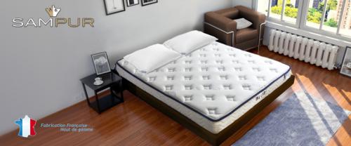 matelas SAMPUR mousse mémoire de forme GROSSE REMISE