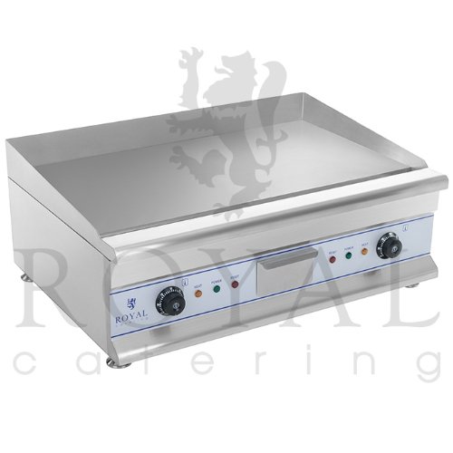 Royal Catering - RCG 60 - Double Plaque à snacker électrique - 60 cm - 220 V - 2 x 3200 W - surface lisse Royal Catering - RCG 60 - Double Plaque à snacker électrique - 60 cm - 220 V - 2 x 3200 W - surface lisse