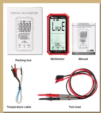 TOOLTOP   multim&egrave;tre num&eacute;rique ET8134