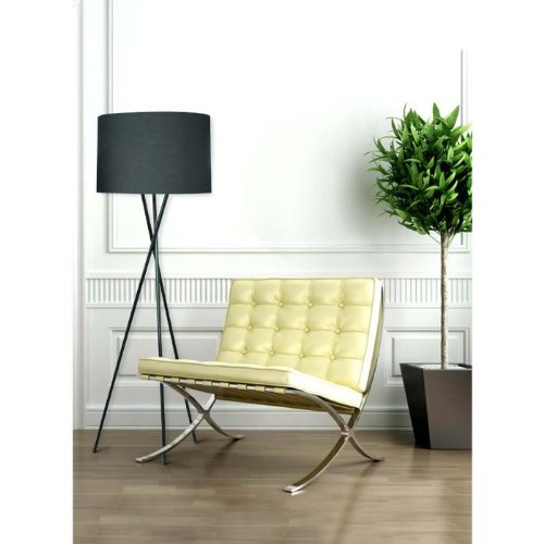 Lampadaire MIKADO Noir à Trépied, hauteur 160cm
