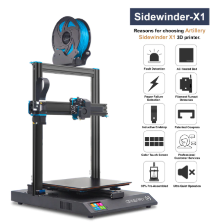 Imprimante 3D Artillery Sidewinder X1 SWX2