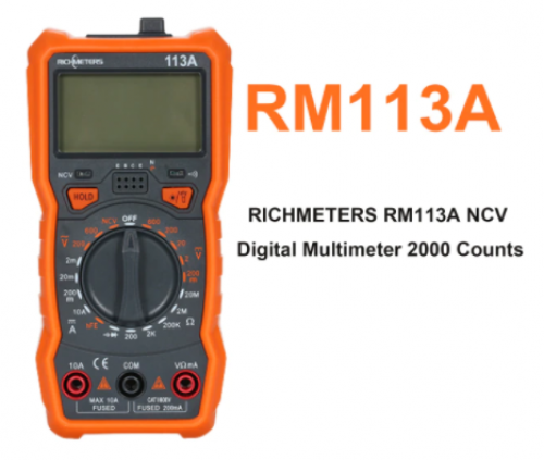 Richmètres   multimètre numérique RM113D