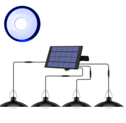 Lampe LED suspendue à énergie solaire