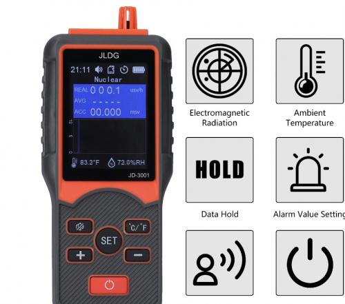 Geiger   compteur et détecteur de rayonnement électromagnétique