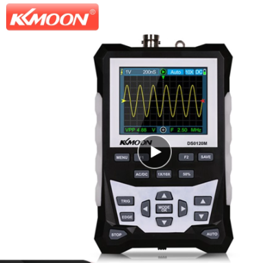 KKMOON   Oscilloscope numérique Portable professionnel DS0120M