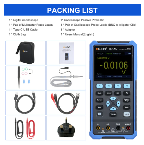 OWON   Multimètre Numérique Portable