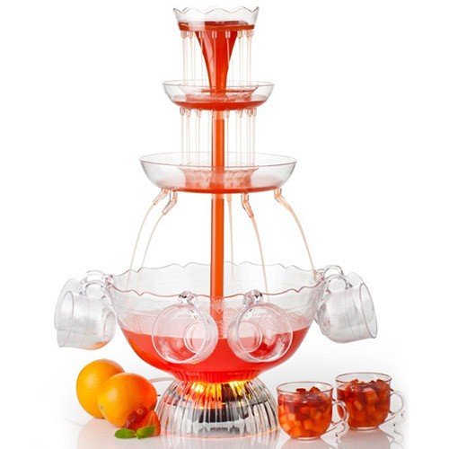 Fontaine Cocktail Punch Lumineuse 3,2 litres pour Soirée Fête Anniversaire Mariage