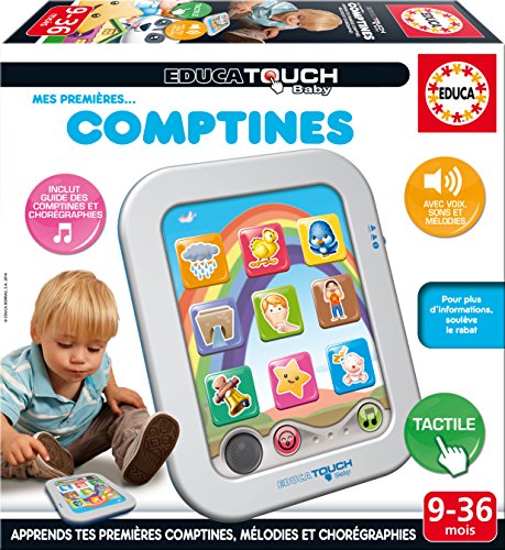 Educa Borras Jeu Educatif - Touch Baby Mes Premières Comptines