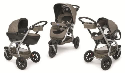 Chicco Poussette Trio Activ3 Beige