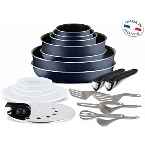 TEFAL INGENIO5 Set 20 Pièces Bleu Nuit TEFAL INGENIO5 Set 20 Pièces Bleu Nuit