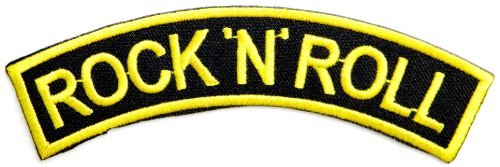 ROCK N ROLL Metal Rock Punk Music Band Logo Jacket T shirt Ecusson brode Patch Sew Iron on Embroidered ROCK N ROLL Metal Rock Punk Music Band Logo Jacket T shirt Ecusson brode Patch Sew Iron on Embroidered