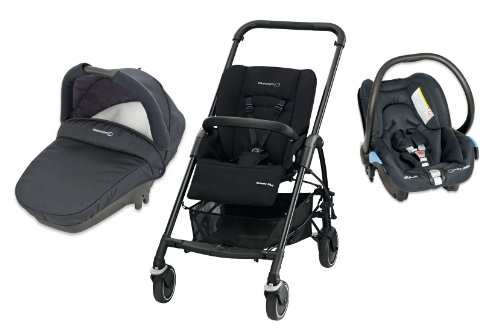Bébé Confort Poussette Combinée Trio Streety Mix & Match Noir Collection 2014