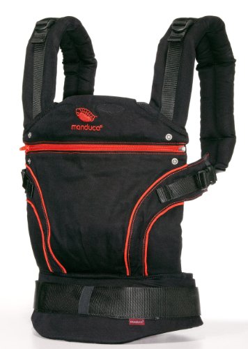 Manduca Porte-Bébé - Blackline - Noir et Rouge