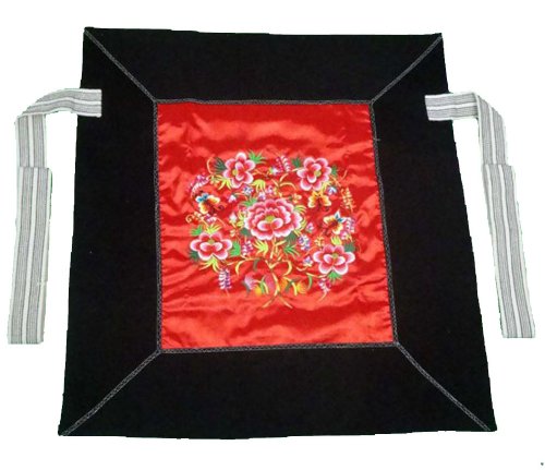 Porte-bébé Mei Tai de l'image de fleur 100% fait à la main artisanalement, Wrap ventral ou dorsal Podaegi #113