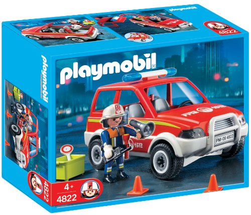 Playmobil - 4822 - Jeu de construction - Voiture de pompier