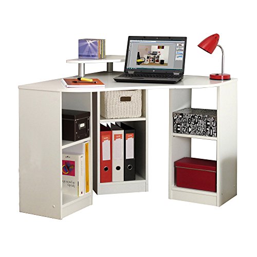 Bureau d'angle blanc Bureau d'angle blanc