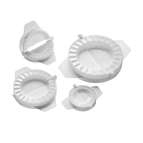 Premier Housewares 0806524 Lot de 4 Moules à Chaussons ou Raviolis en Polypropylène Blanc Premier Housewares 0806524 Lot de 4 Moules à Chaussons ou Raviolis en Polypropylène Blanc