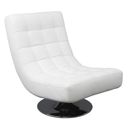 Boss Fauteuil pivotant Blanc - Alinea 94.0x87.0x70.0.