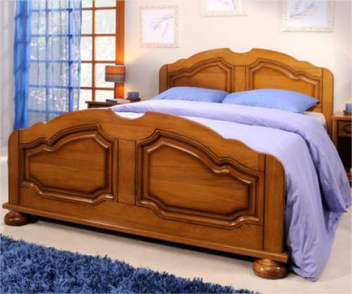 Lit Adulte 160x200 Imitation Chêne - Romane Lit Adulte 160x200 Imitation Chêne - Romane