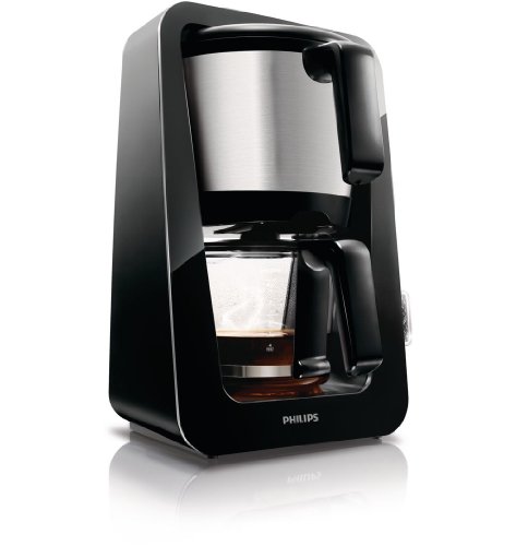 Philips HD7688/50 Cafetière Avance Verre Noir 15 Tasses Système de remplissage 2 en 1 Café et eau en un seul geste Philips HD7688/50 Cafetière Avance Verre Noir 15 Tasses Système de remplissage 2 en 1 Café et eau en un seul geste