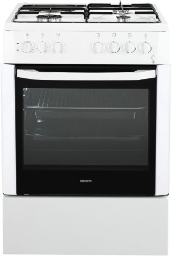Beko CSS63110DW Cuisinière Mixte Gaz et Electrique Largeur : 60 cm Classe: A