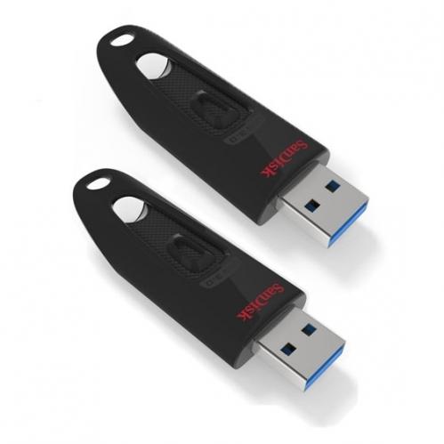 Pack 2 x Clés USB 3.0 SanDisk Ultra de 32GO