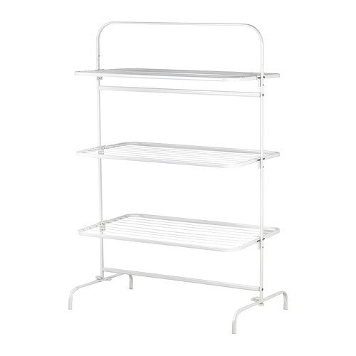 IKEA MULIG - séchoir à linge, 3 niveaux, blanc