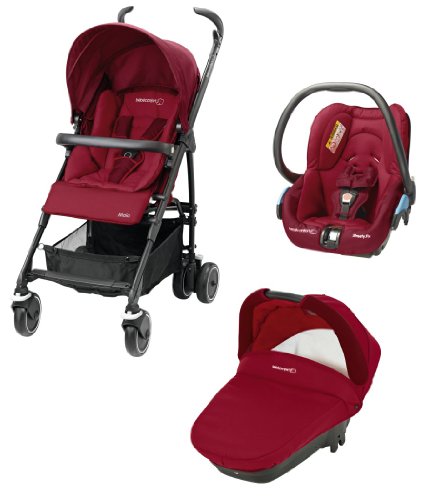 Bébé Confort Poussette Combinée Trio Maia Collection 2014 Raspberry Red Bébé Confort Poussette Combinée Trio Maia Collection 2014 Raspberry Red