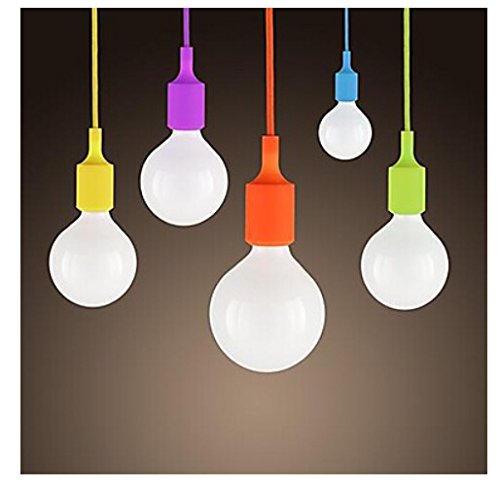 Unitary BRAND Mini Suspension E27 Bleu Ciel/Multicolore 1x60W Unitary BRAND Mini Suspension E27 Bleu Ciel/Multicolore 1x60W