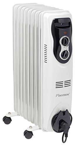 Bestron AOR9 Radiateur à Huile à 9 Éléments 800 / 1200 / 2000 W Blanc Bestron AOR9 Radiateur à Huile à 9 Éléments 800 / 1200 / 2000 W Blanc