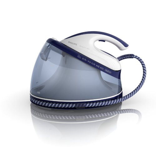 Philips GC8638/20 PerfectCare Aqua Centrale Vapeur Repassage sans Réglage Autonomie Illimitée Bleu/Blanc 2,5 L Philips GC8638/20 PerfectCare Aqua Centrale Vapeur Repassage sans Réglage Autonomie Illimitée Bleu/Blanc 2,5 L