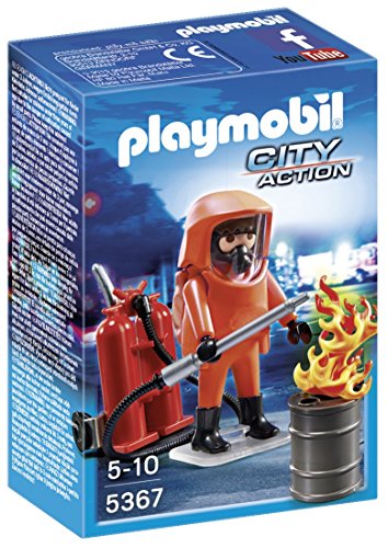 Playmobil - 0440235 - Jeu De Construction - 5367 - Pompier + Combi Playmobil - 0440235 - Jeu De Construction - 5367 - Pompier + Combi