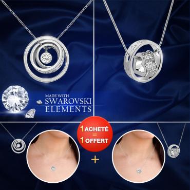 Colliers Amour et Chance Swarovski® Elements, 1 acheté, 1 offert Colliers Amour et Chance Swarovski® Elements, 1 acheté, 1 offert