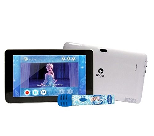 Disney - Reine des Neiges - Tablette 7`` avec micro karaoké + Disney - Reine des Neiges - Application Journal Intime