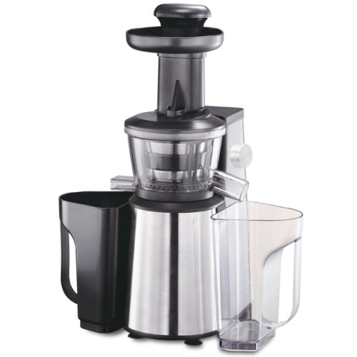 H.Koenig GSX12 Extracteur de Jus Vertical Noir/Inox 400 W