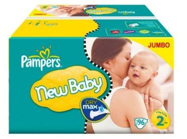 Pampers - New baby jumbo taille 2 Pampers - New baby jumbo taille 2