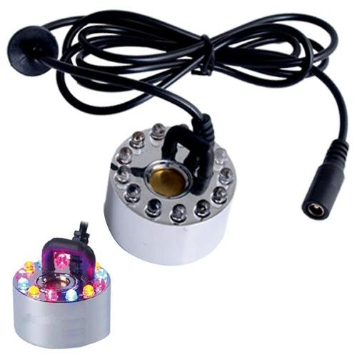 Brumisateur Diffuseur Fogger Brume Ultra-Sonique 12 LED Brumisateur Diffuseur Fogger Brume Ultra-Sonique 12 LED